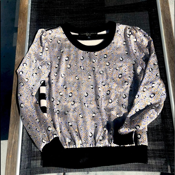 Gorgeous unique silk and wool top - Picture 1 of 12